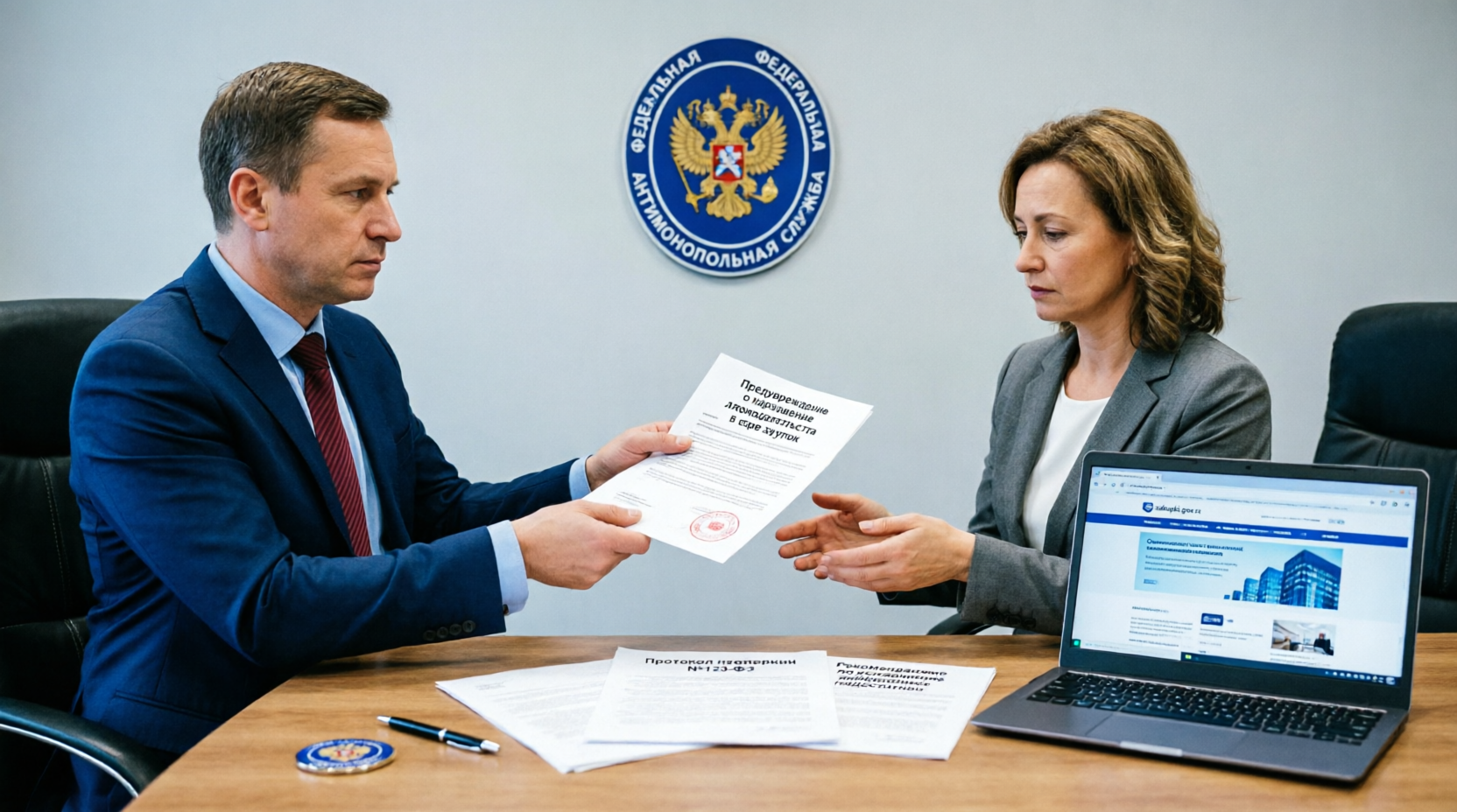 Изображение к статье "ФАС вынесла 1330 предупреждений заказчикам за несоблюдение квот закупок у МСП по 44-ФЗ в 2025 году"